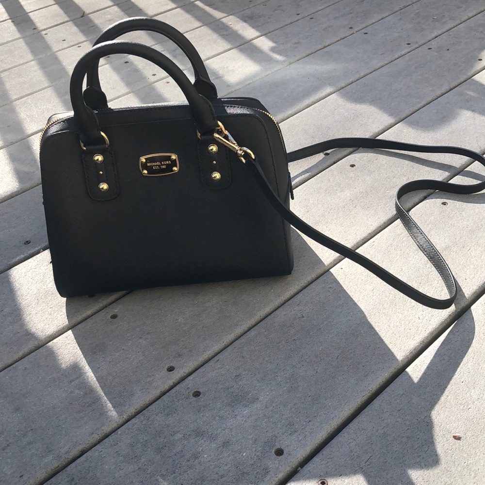 Micheal Kors Handbag with Gold Hardware
